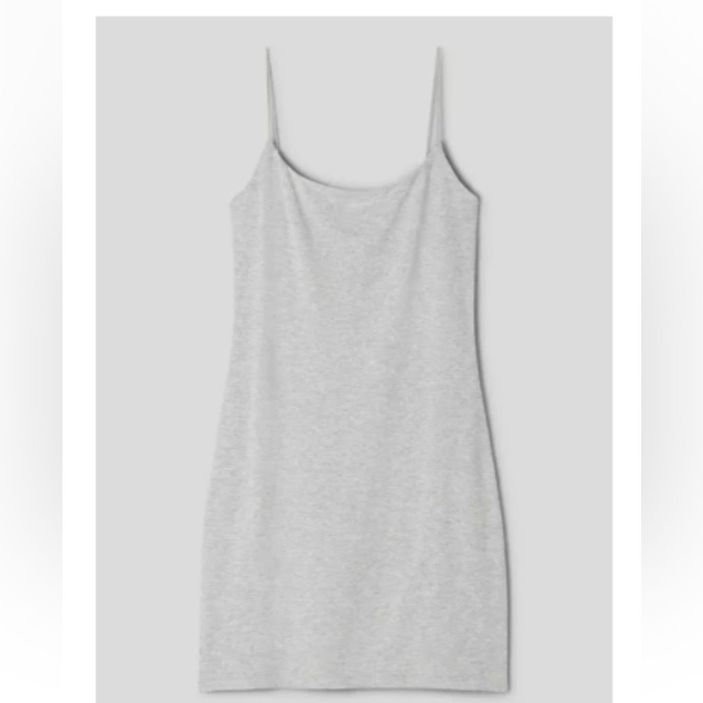 Wilfred Free Tiny Dress In Heather Light Gray